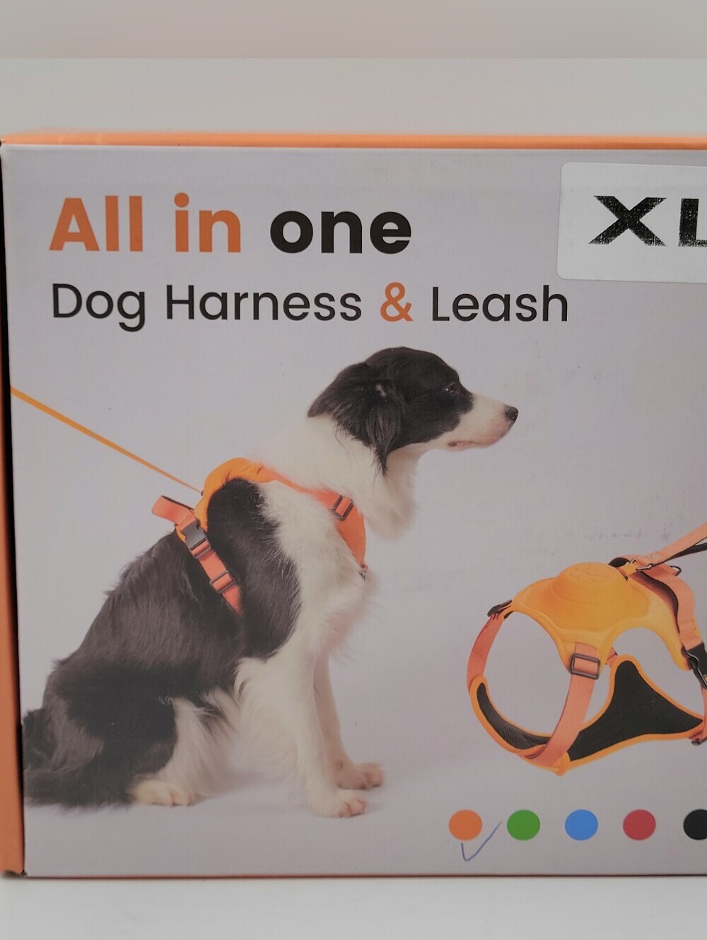 All in One Dog Harness Leash Size XL Retractable Adjustable No Pull New Sealed